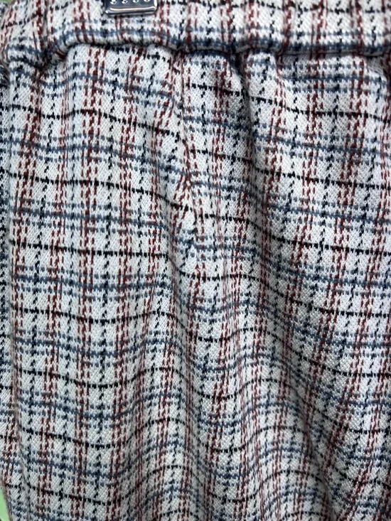 THEORY Plaid Pull-On Plaid Cropped Pants, 6 - Picture 10 of 12